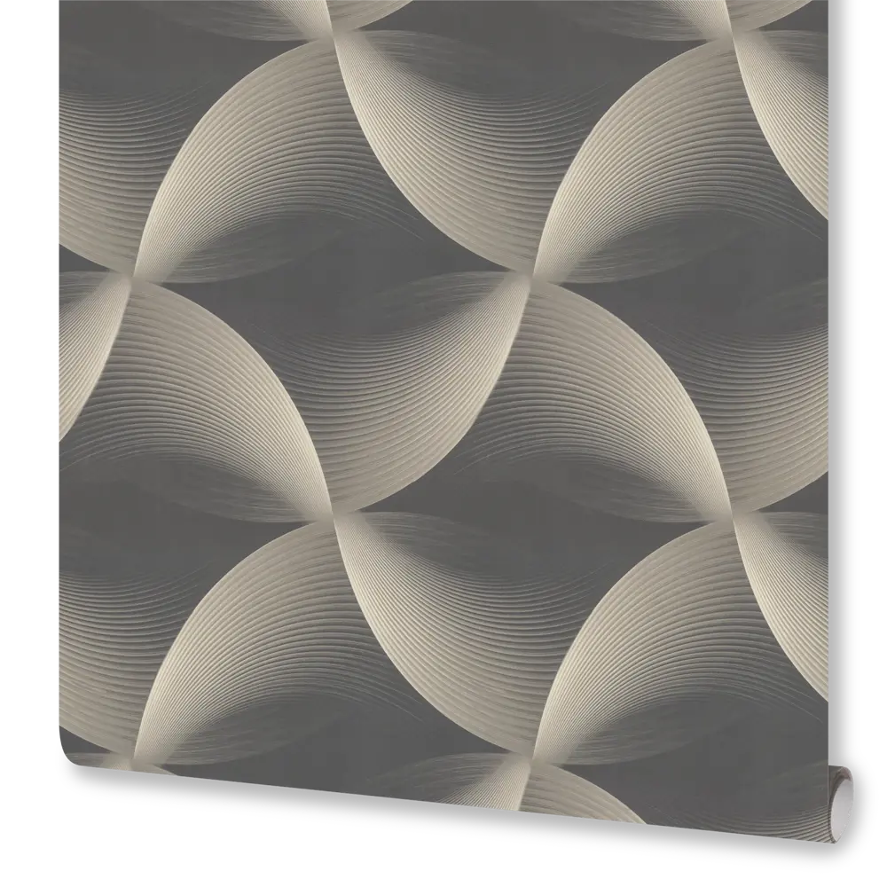 Обои флизелиновые Monte Solaro Motion темно-серые абстрактные 1.06 м 89423816 STLM-1567229