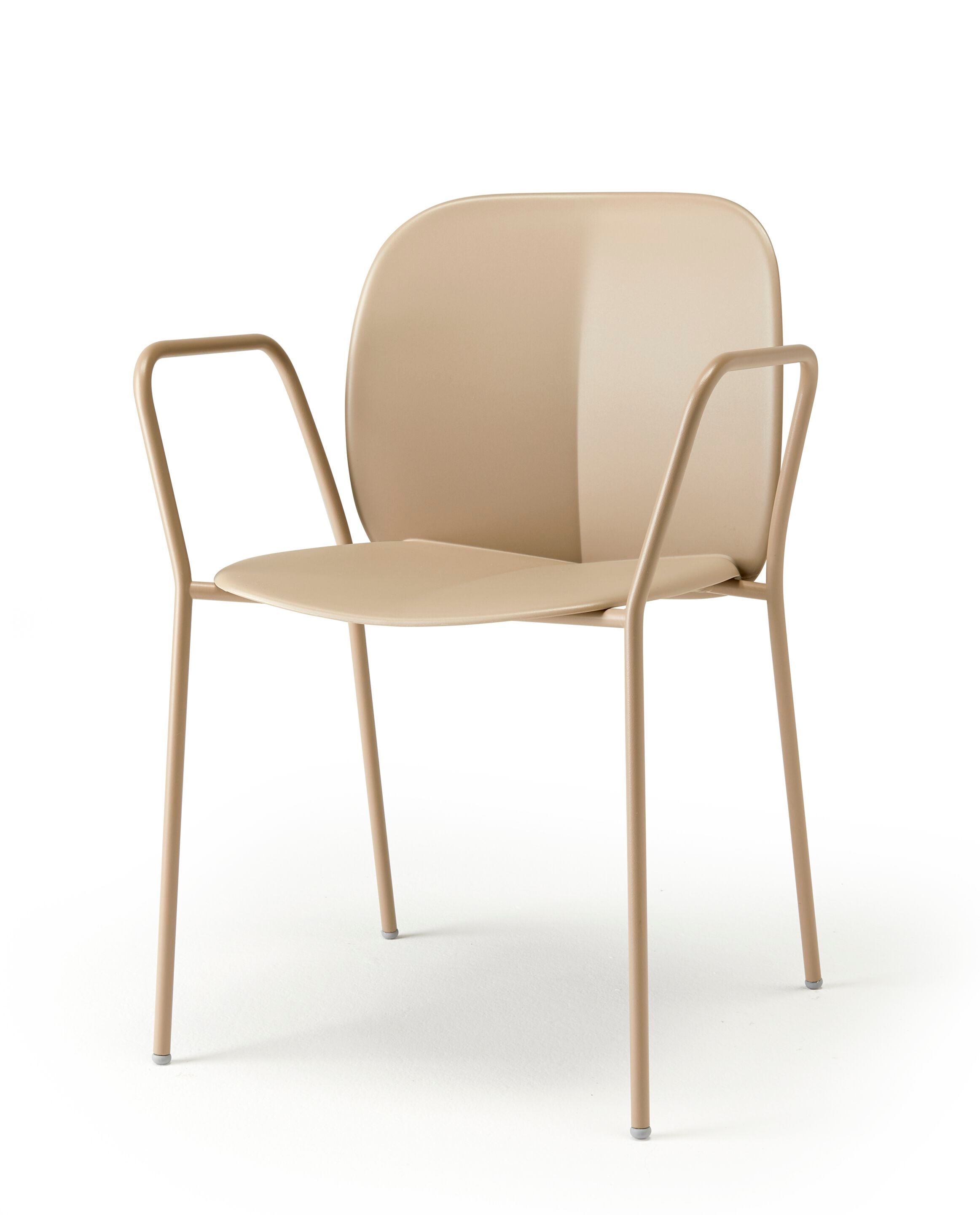 Рециркулированный пластиковый стул с подлокотниками S-CAB Mentha ARCH-00042567 - Вид №17