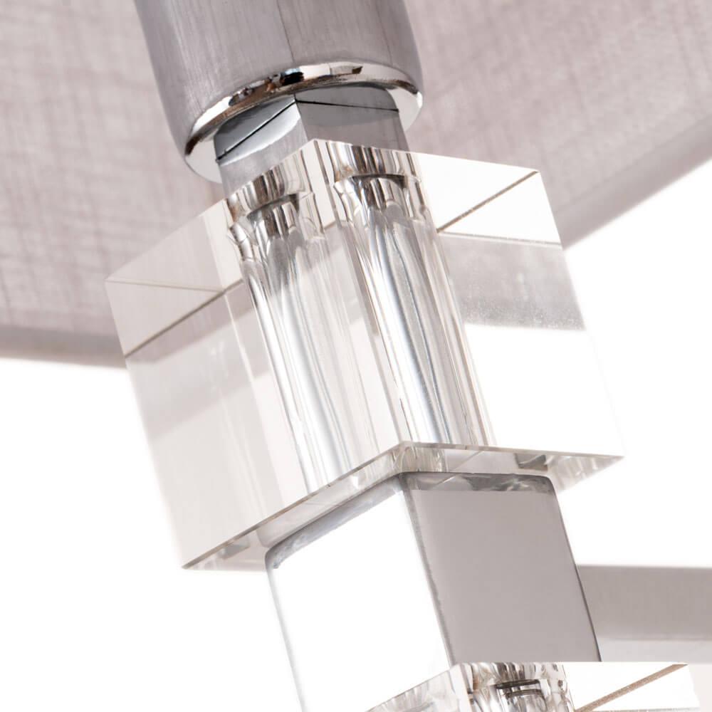 Бра металлическое с абажуром белое North A5896AP-1CC ARTE LAMP КУБ 00-3929878 Белый  - Вид №3