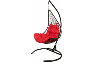 20008732 Подвесное кресло красная подушка WindBlackR BiGarden