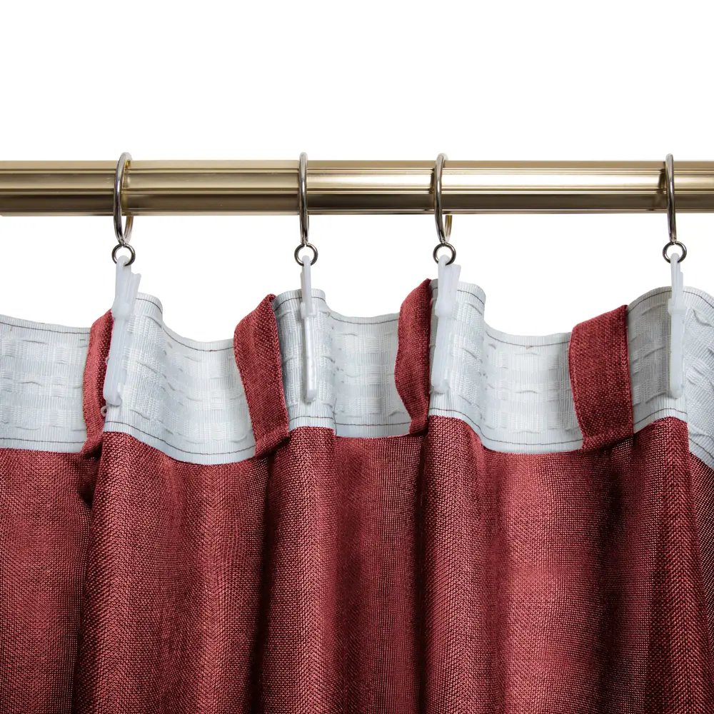 KREAFORTA Looks - штора на ленте терракот 200x260 см с эффектом затемнения 89405464 STLM-1571807 - Вид №6