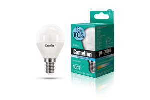 15906491 Светодиодная лампа LED12-G45/845/E14 12Вт 220В 13695 Camelion