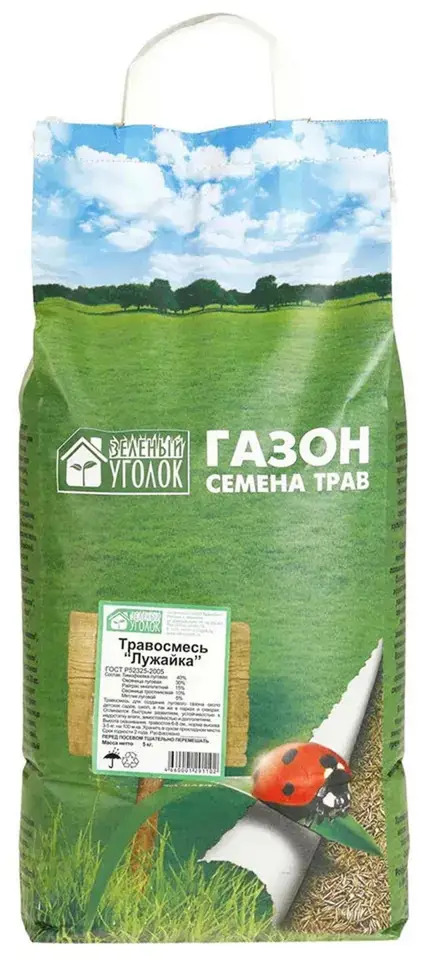 91270100 Газон универсальный Зеленый Уголок Лужайка 5 кг STLM-0529945