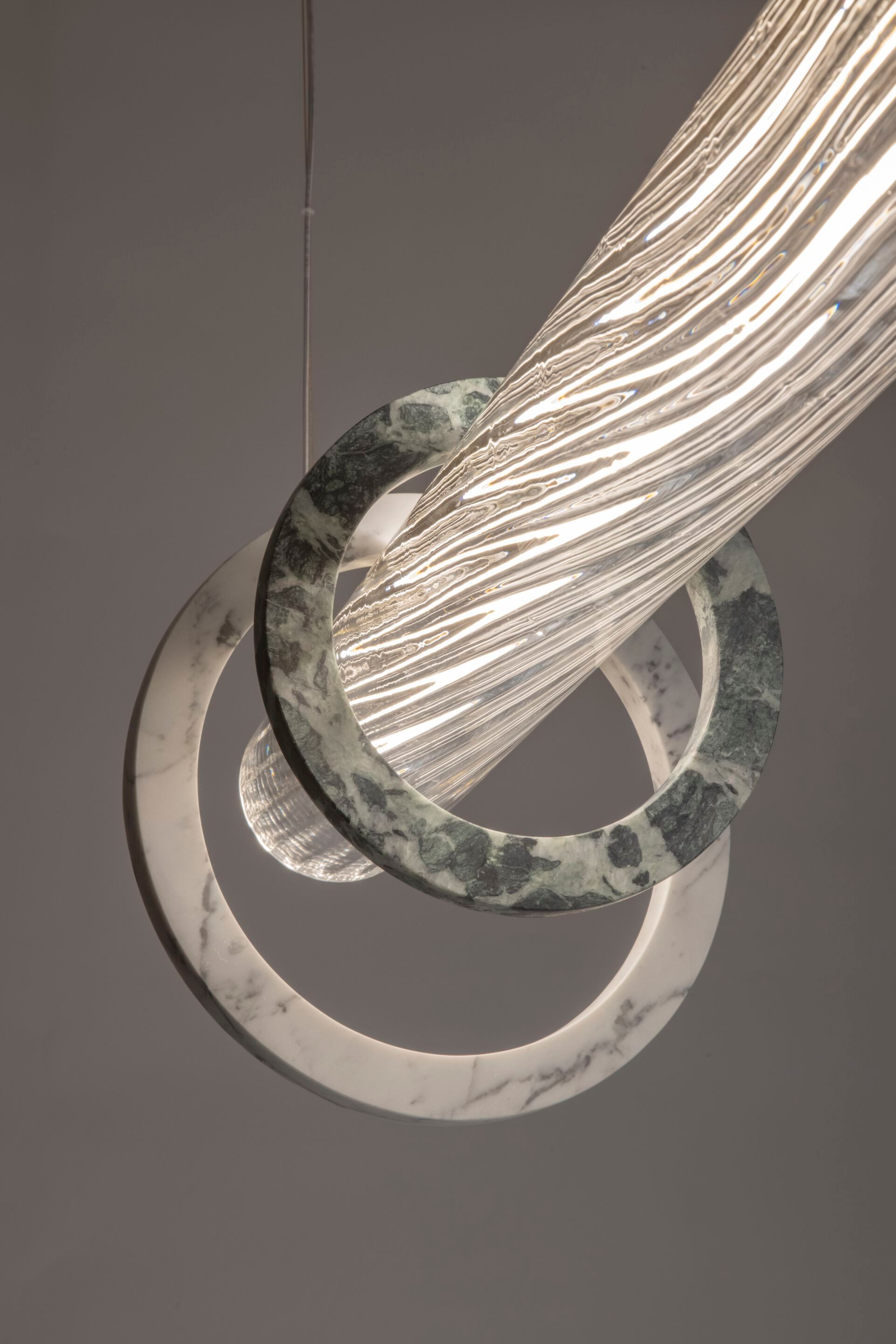 Стеклянный подвесной светильник Patrizia Volpato ORBITE ARCH-00141639 - Вид №16