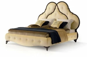 Carpanese Home Двуспальная кровать с тафтинговым изголовьем Heritage 6281