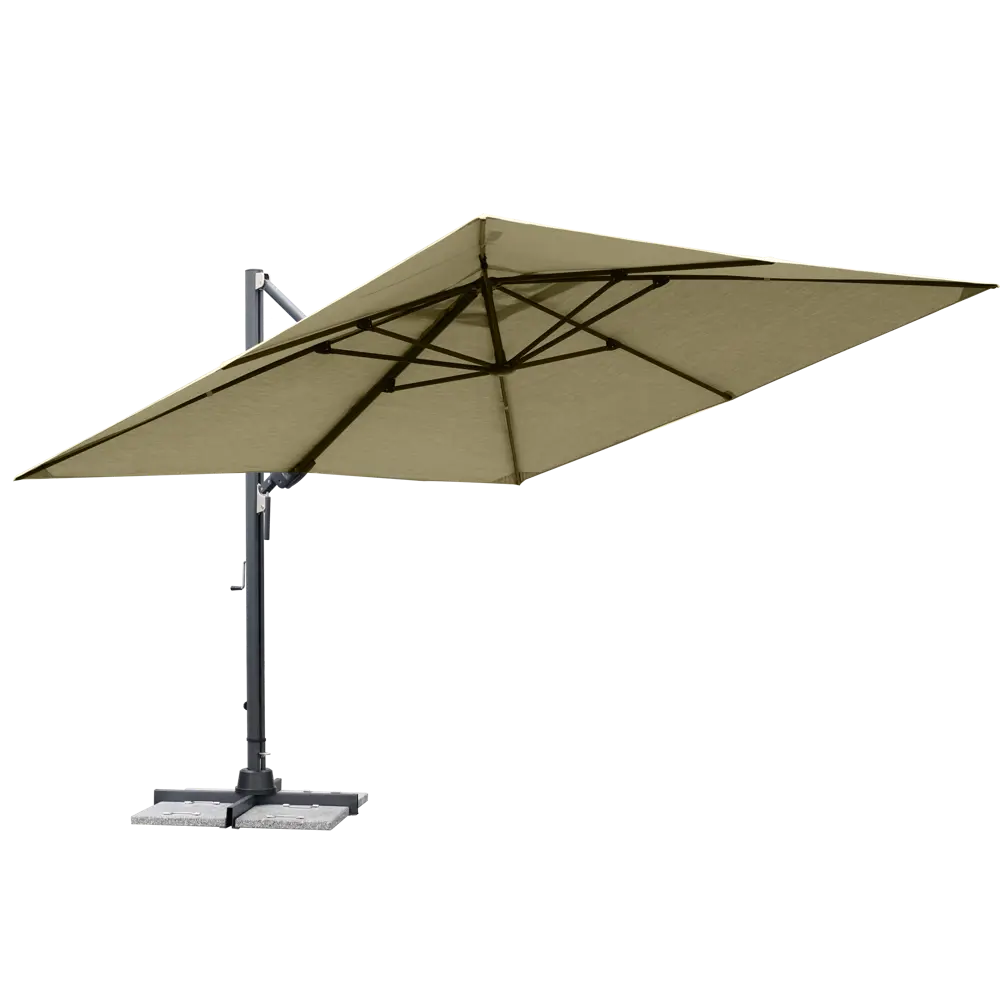 NATERIAL Sombra - Пляжный зонт с боковой стойкой 392×293 см 83719280 STLM-0043739 - Вид №1