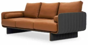 Now & Future 3-х местный кожаный диван