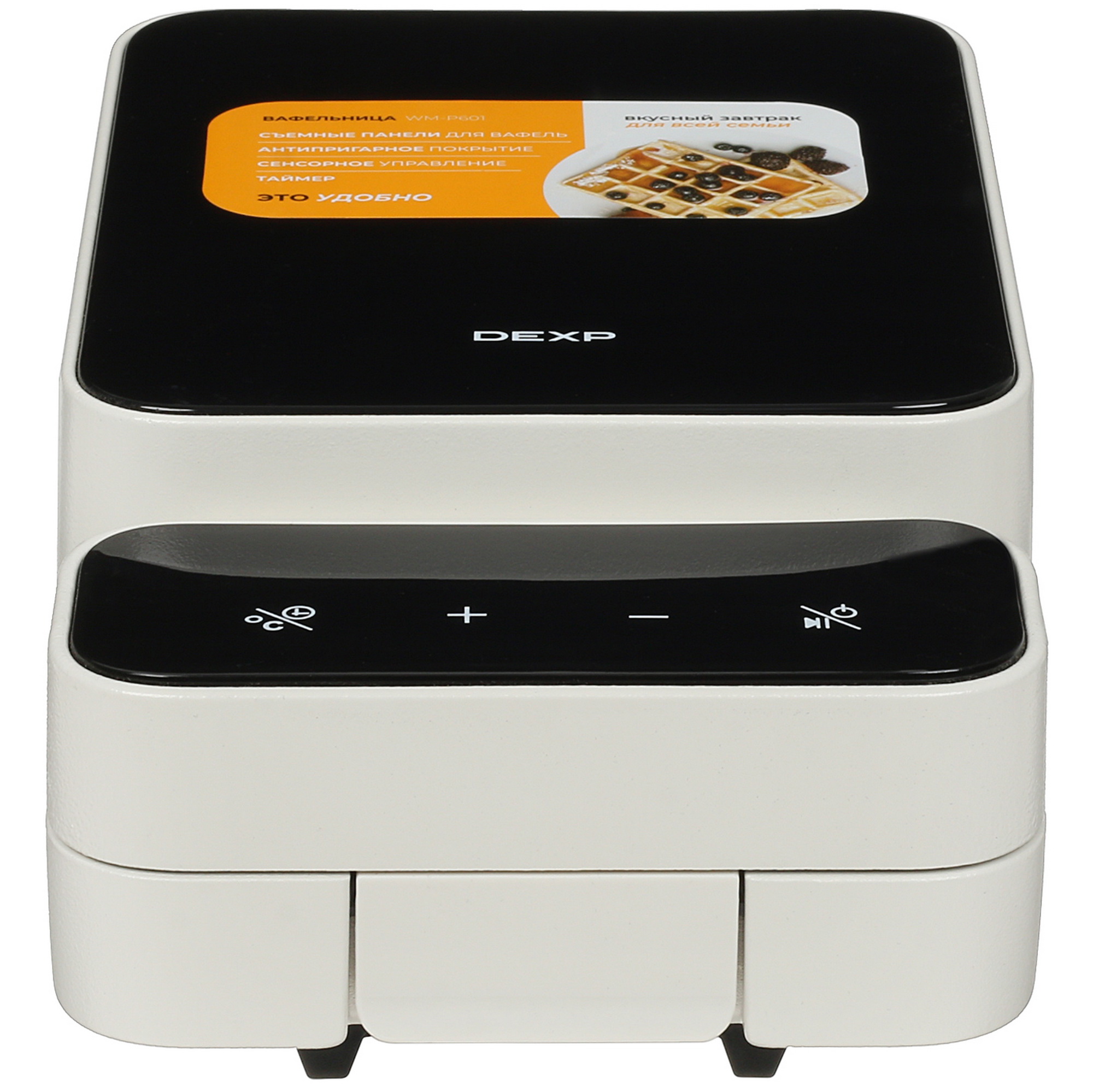 9022180 Вафельница DEXP WM-P601 бежевый STDN-0020316 - Вид №2
