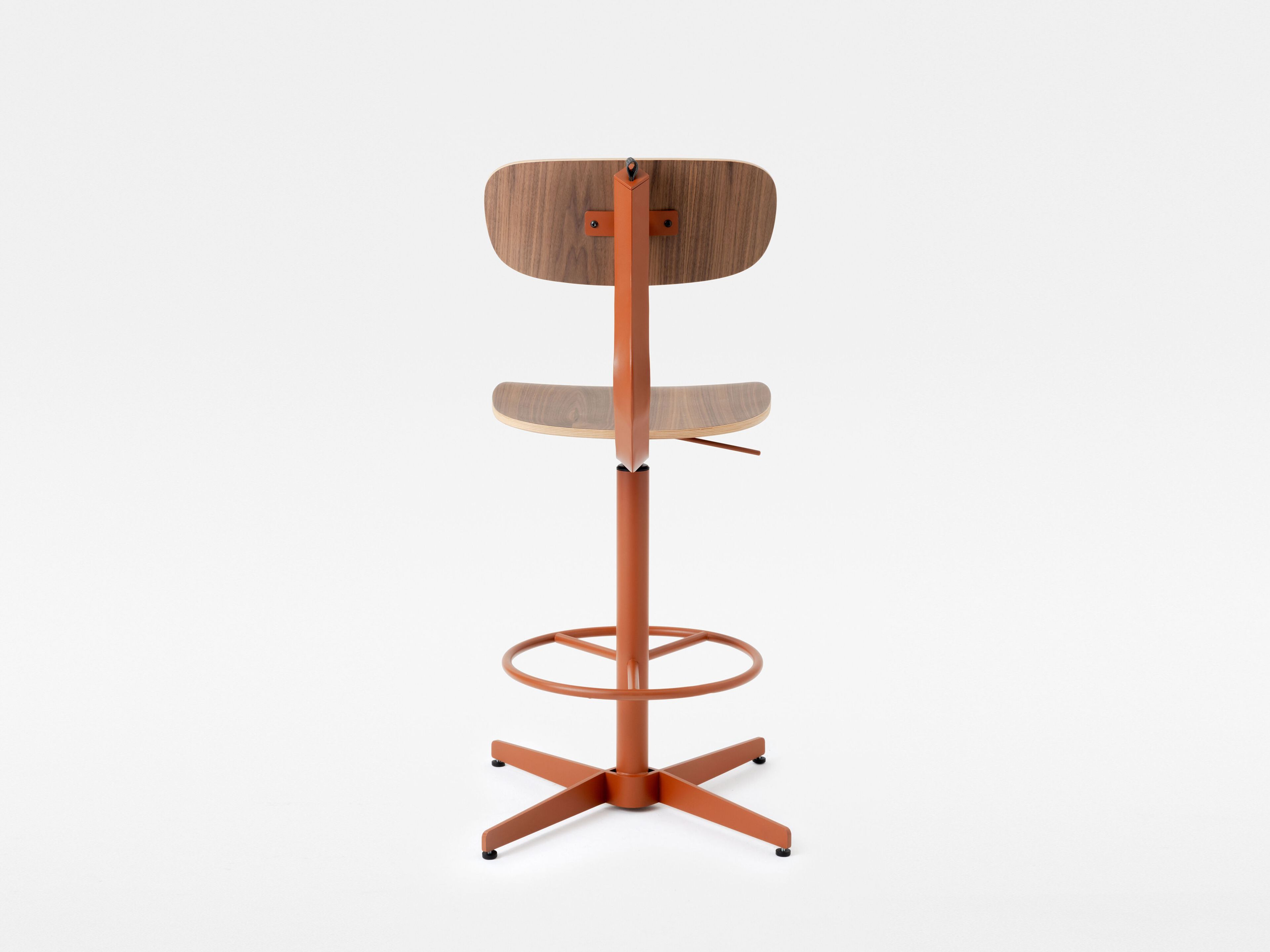 4-спицевый деревянный офисный стул с подставкой для ног Mara Typo ARCH-00016574 - Вид №1