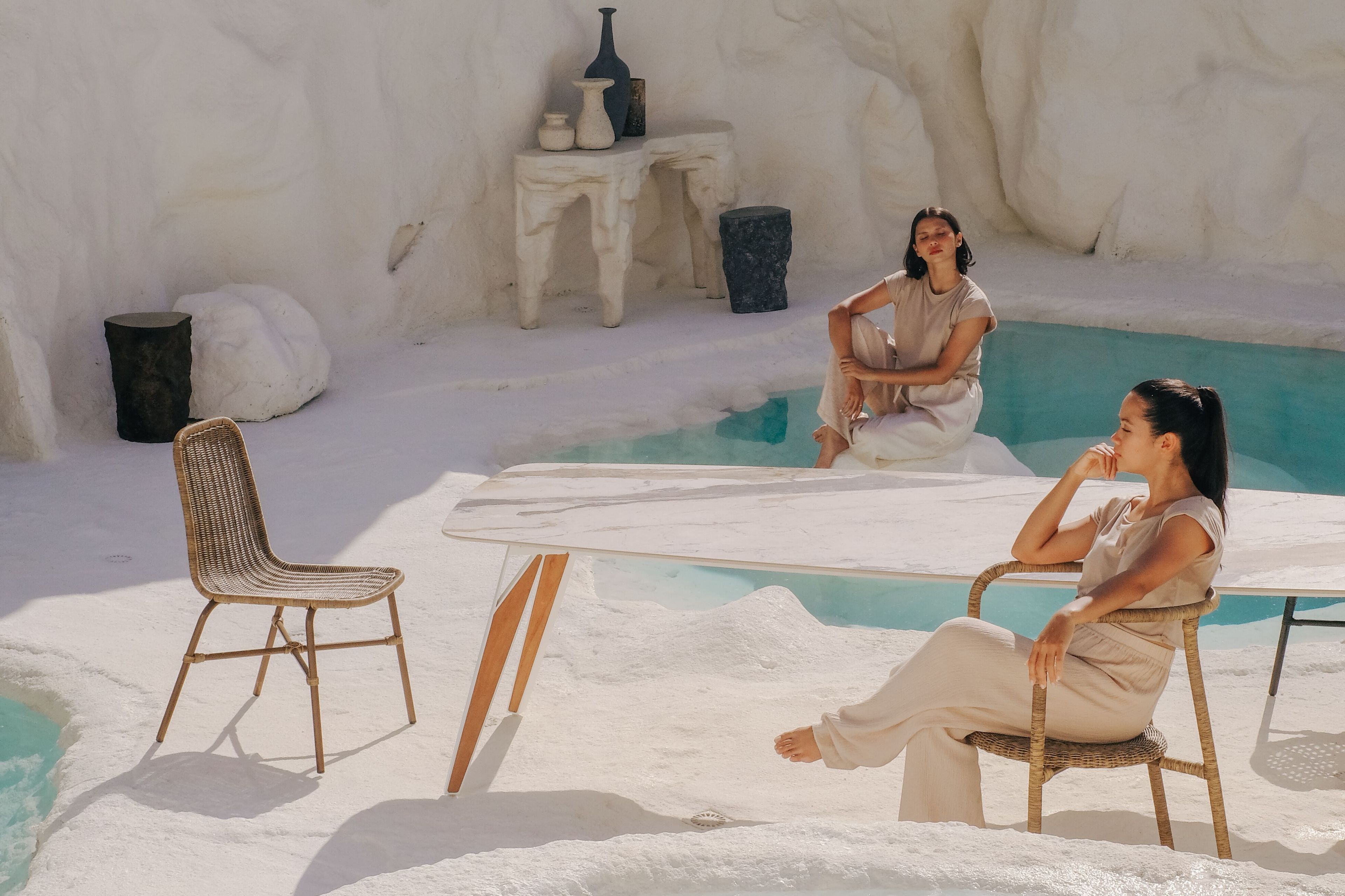 Прямоугольный садовый стол из керамогранита cbdesign Palinuro / Praiano ARCH-00101430 - Вид №15