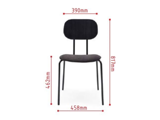 Тканевый стул с мягким сиденьем MDD New School ARCH-00047272 - Вид №3