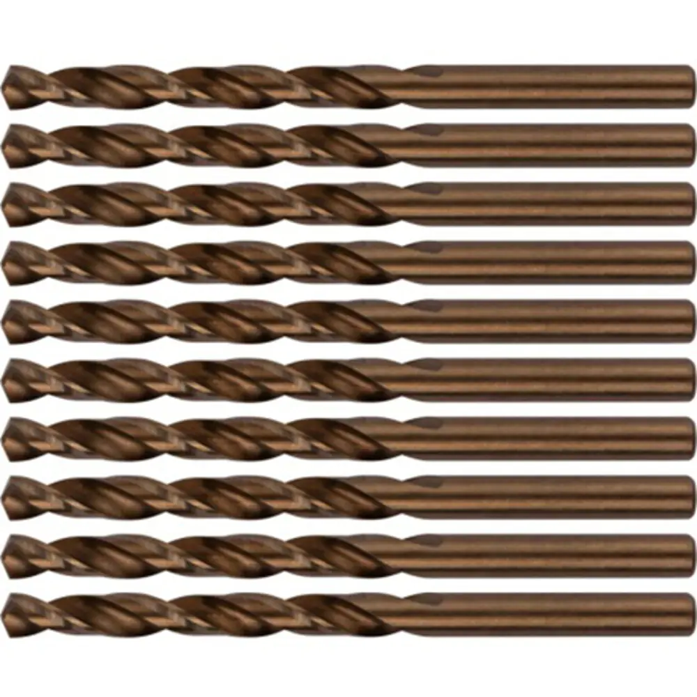 Сверло спиральное по металлу HSS-CO Fit 33950 5x86 мм, 10 шт. 82261993 STLM-2020645 