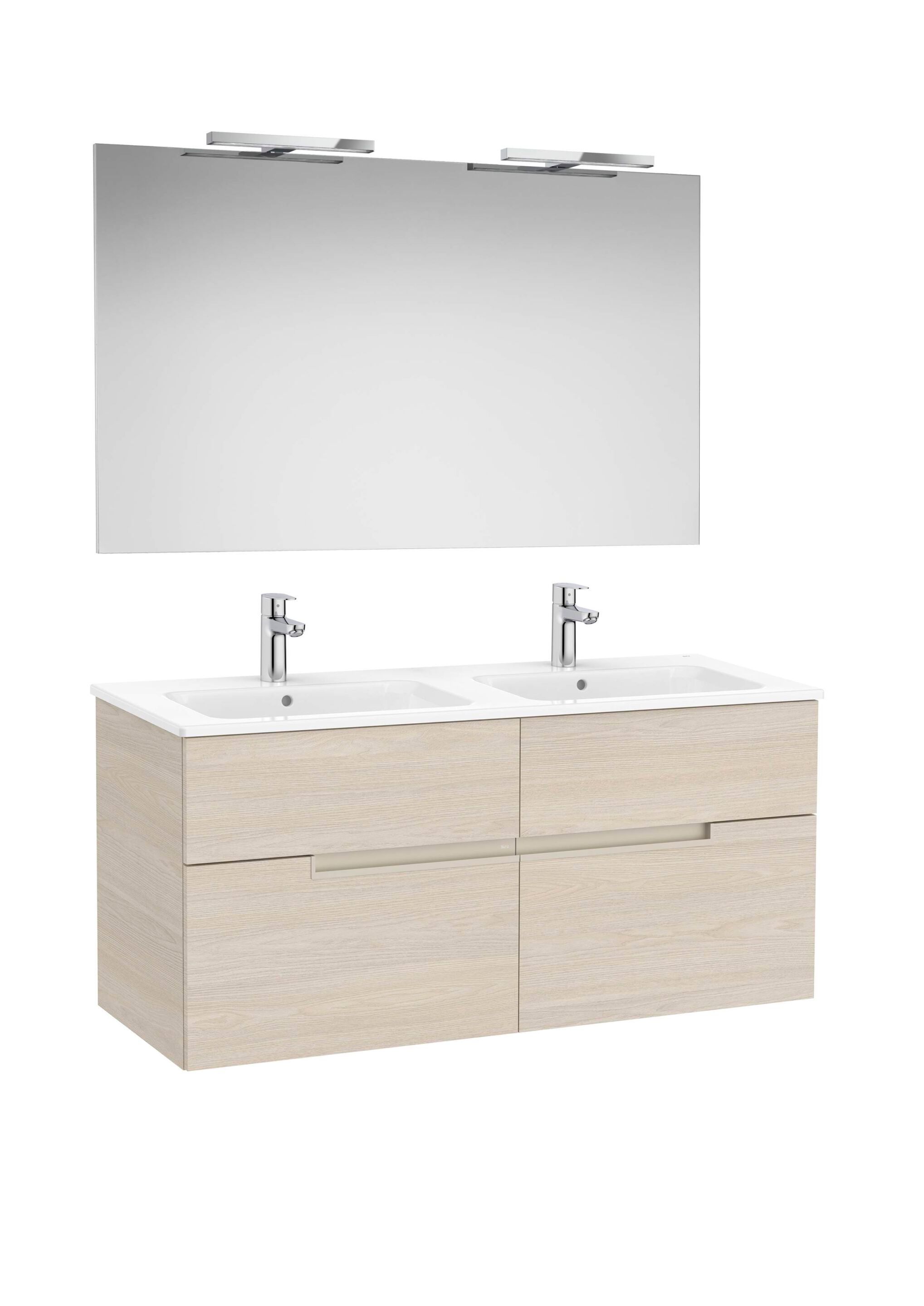 Деревянный двойной умывальник с зеркалом Roca Victoria-N ARCH-00016600 - Вид №1