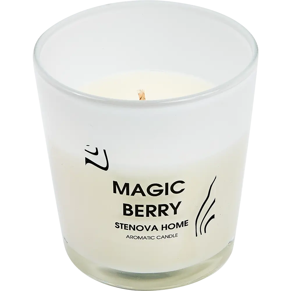 Свеча ароматизированная Magic Berry красная 8.5 см