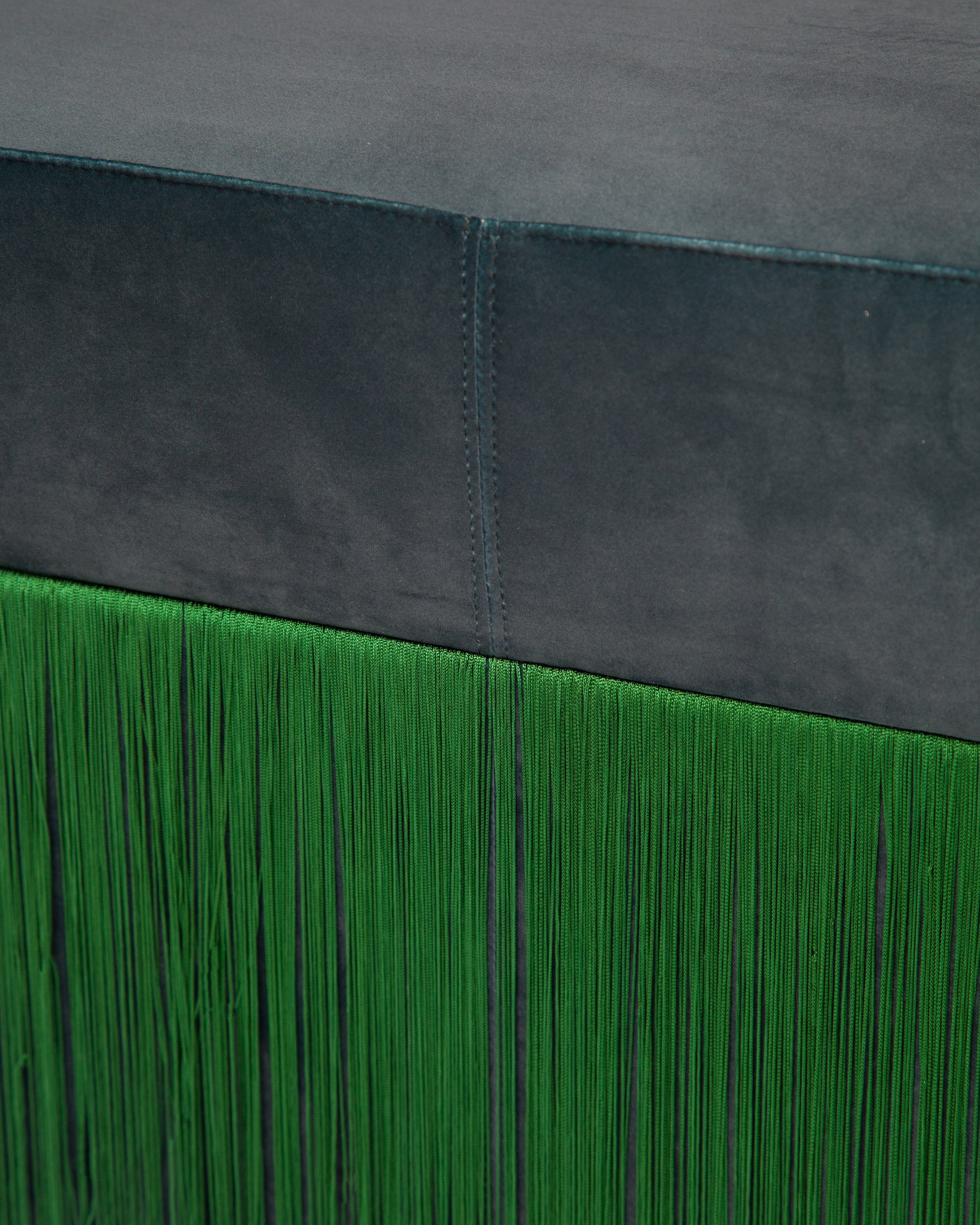 Прямоугольный бархатный пуф Houtique Pill Pouff ARCH-00110730 - Вид №13