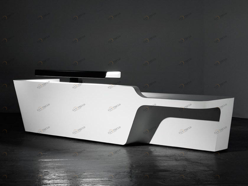 Isomi Стойка администратора для модульного офиса из твердой поверхности Mono sun-id-1428660