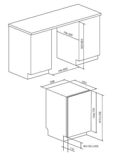 1319603 Встраиваемая посудомоечная машина Graude VG 60.2 S STDN-0041473 - Вид №14