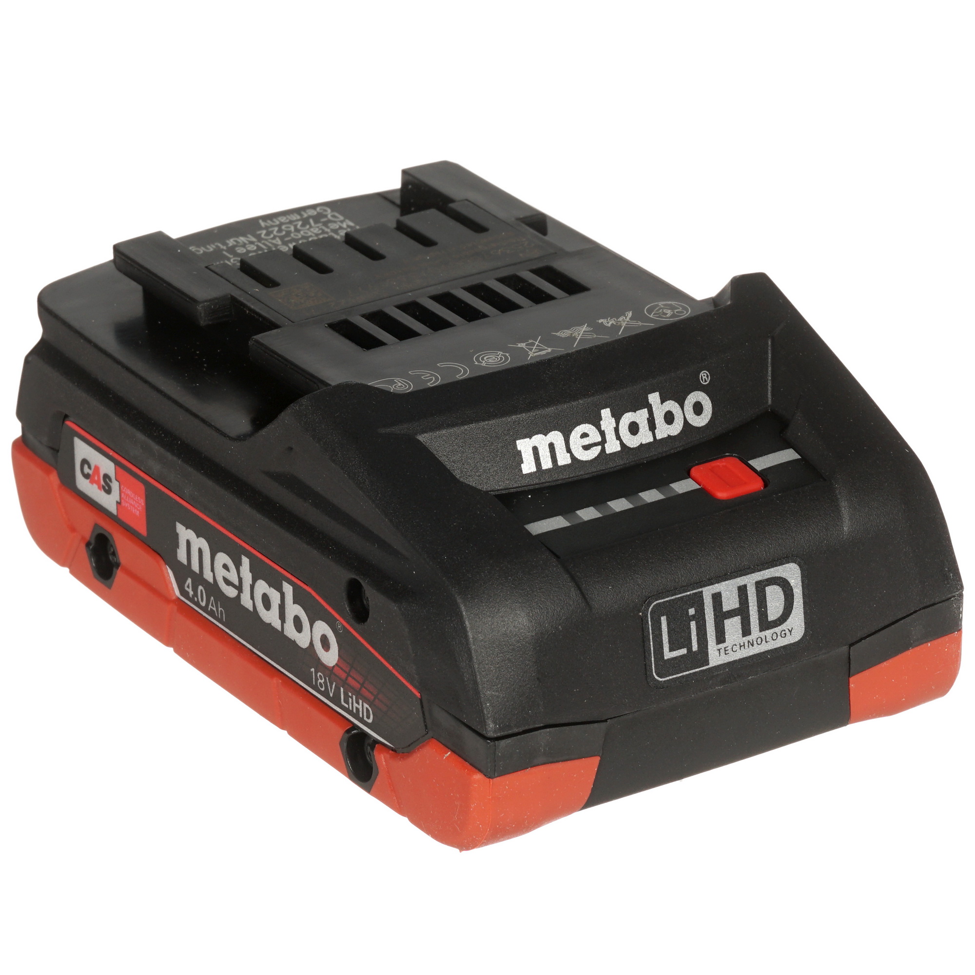 Аккумулятор Metabo 18V/4.0 Ah LiHD CAS 18V 8121209 STDN-0029739 - Вид №1