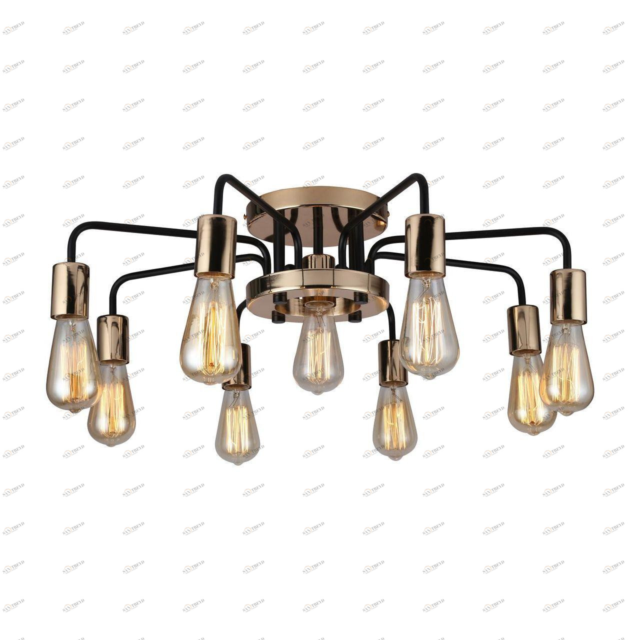 Потолочная люстра Arte Lamp A6001PL-9BK ARTE LAMP ДИЗАЙНЕРСКИЕ 184481 Медь 