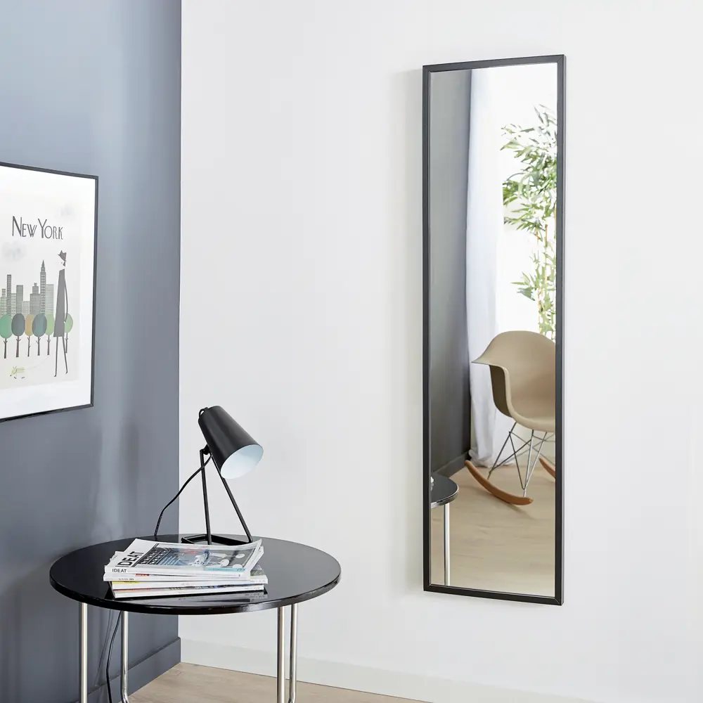 Зеркало декоративное Inspire Milo прямоугольное 30x120 см цвет чёрный STLM-2090954 - Вид №6