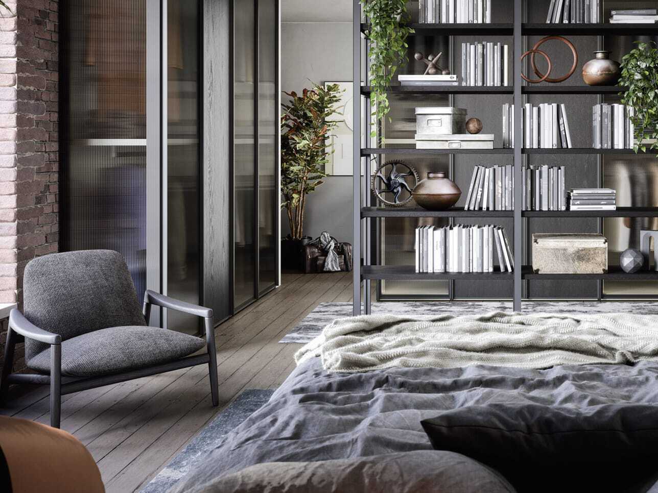 Тканевое кресло с подлокотниками Novamobili HAMPTONS ARCH-00096443 - Вид №3