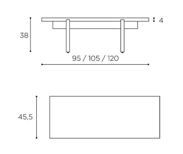 Скамейка для ванной из дуба ARBLU PANKA ARCH-00147705 - Вид №6