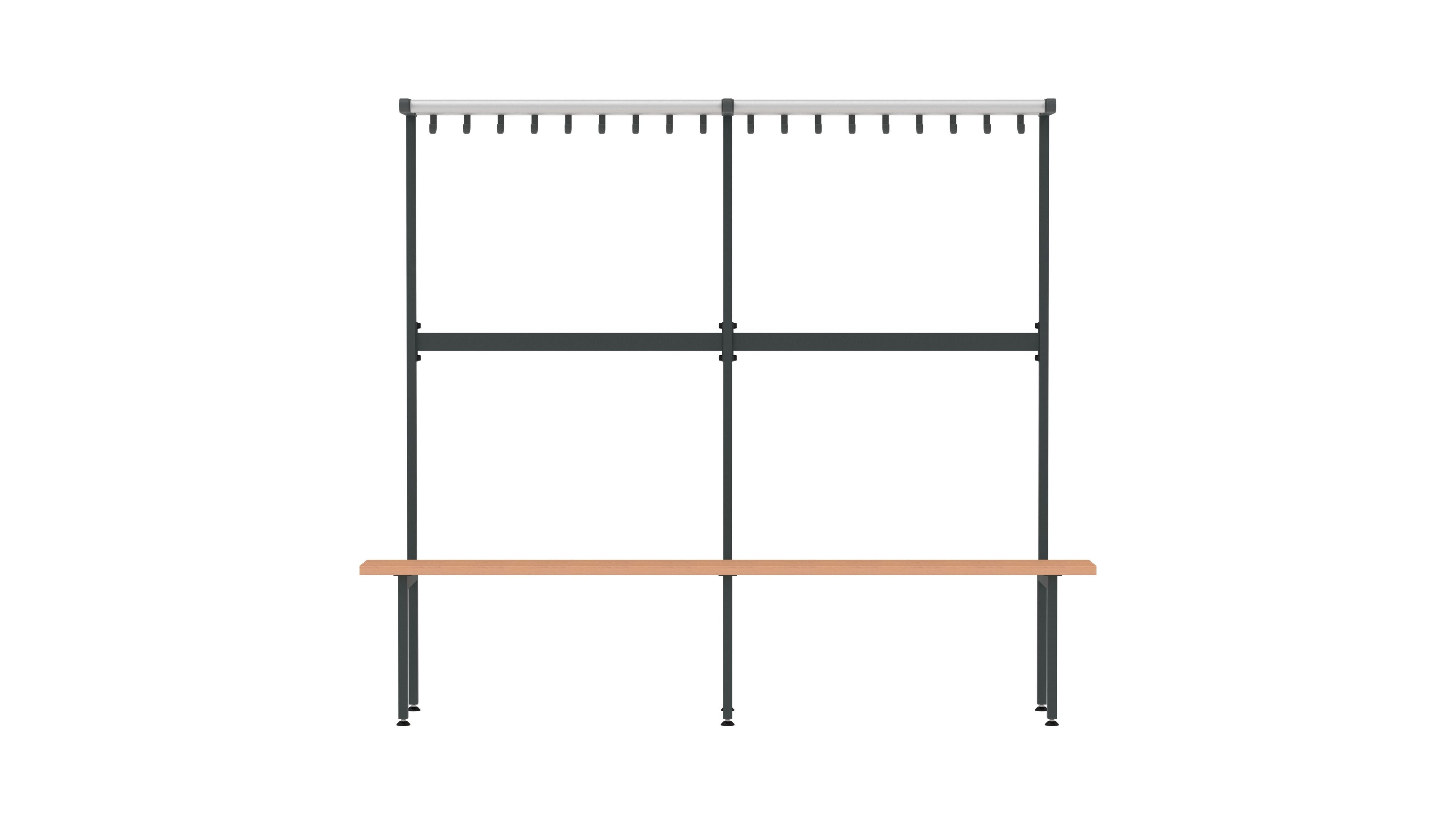 Стальная и деревянная скамейка для спортивных сооружений FUNCTIONALS Tertio ARCH-00085815 - Вид №13