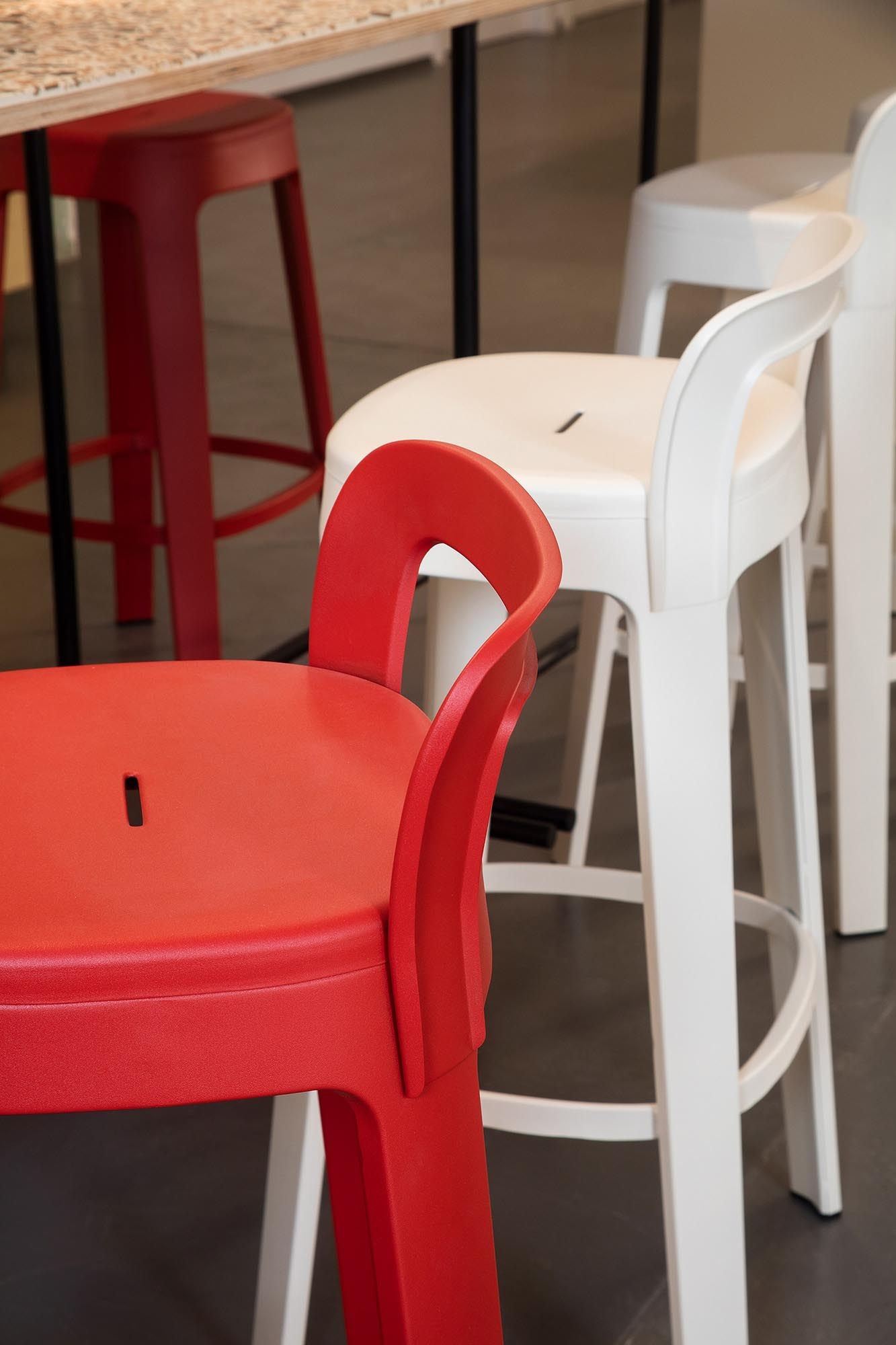 Высокий стальной барный стул RS Barcelona OMBRA ARCH-00105359 - Вид №11