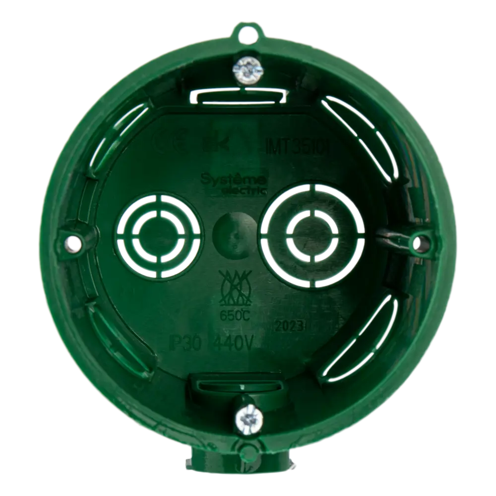 Подрозетник SYSTEME ELECTRIC для сплошных стен 68x60 мм 13353227 STLM-1495197 - Вид №2