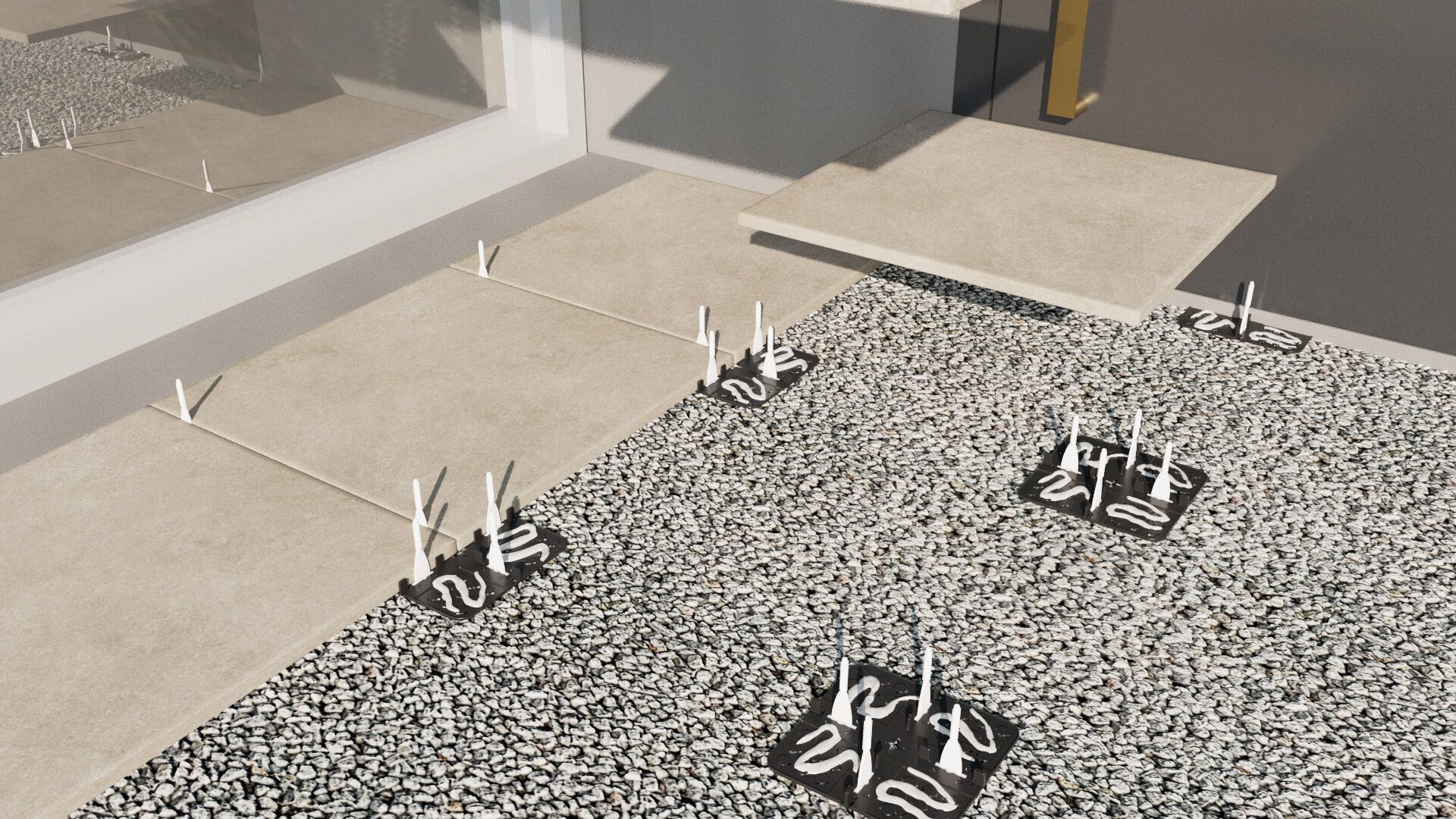 Поддержка внешней плитки Dakota распорки для наружных полов ARCH-00027944 - Вид №3