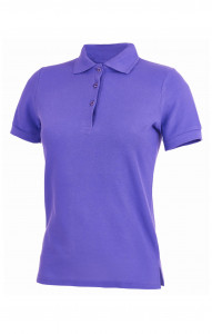 62168 Тенниска-поло женская фиолетовая LUXE  Одежда для салонов красоты  размер XS
