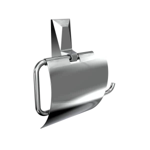 Держатель для туалетной бумаги Lemer Crystal с крышкой цвет хром