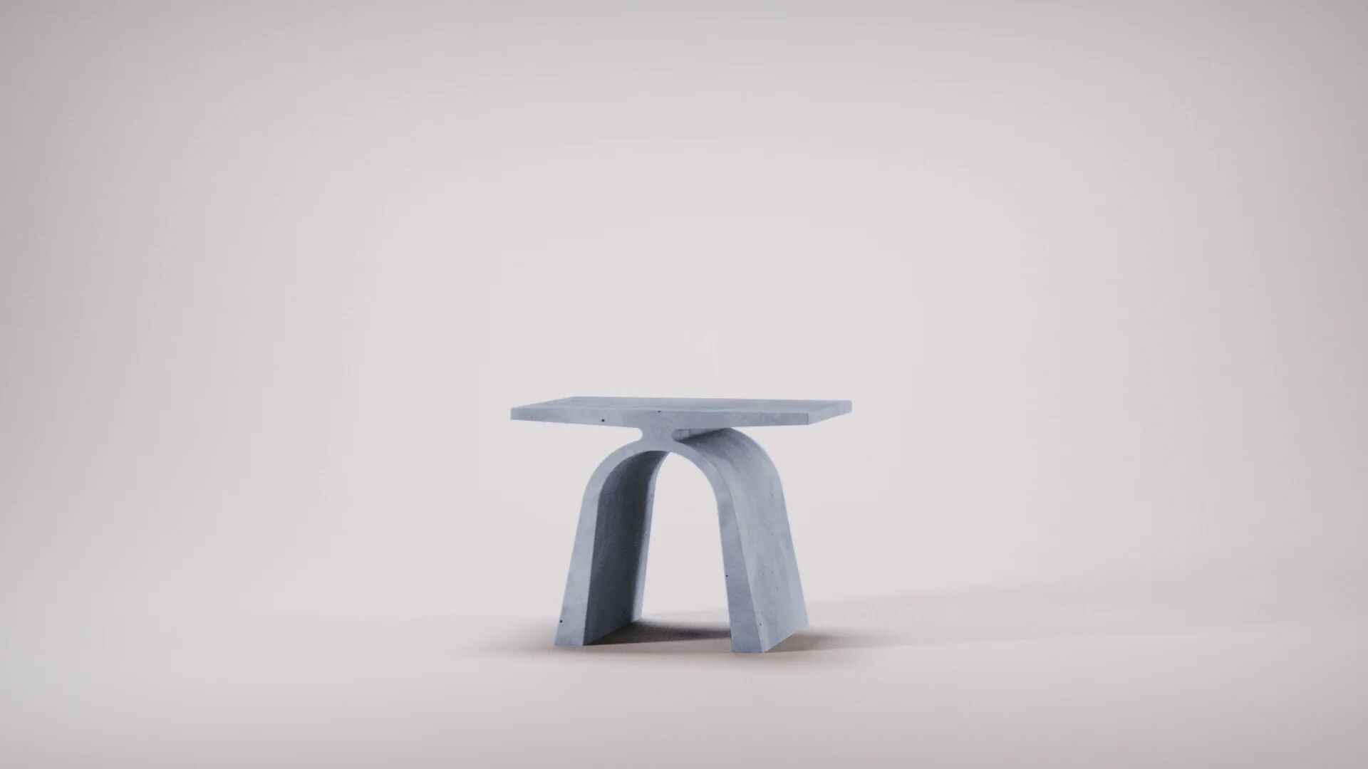 Прямоугольный бетонный журнальный столик Forma&Cemento Abecedario ARCH-00130294 - Вид №8