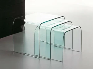 Italy Dream Design Штабелируемый стеклянный журнальный столик