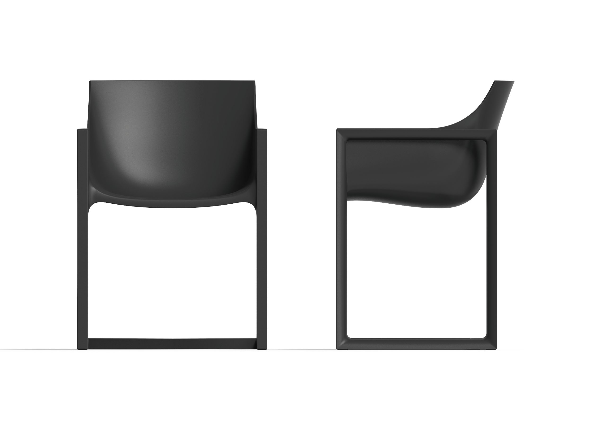 Сани сад стул с подлокотниками Vondom Уолл-Стрит ARCH-00041335 - Вид №2