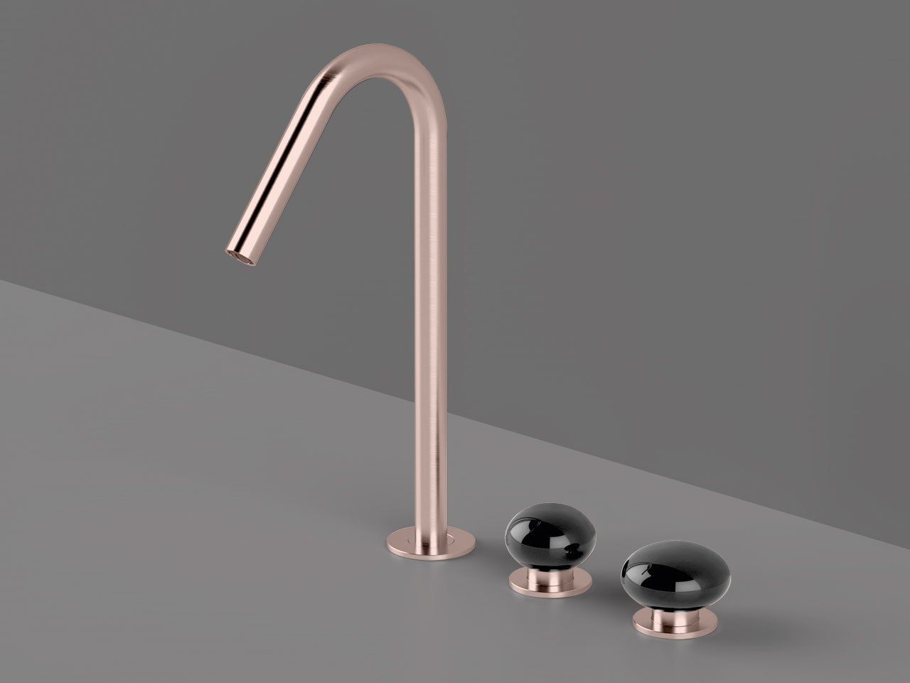 Смеситель для раковины с 3 отверстиями из нержавеющей стали с отдельными розетками Radomonte Mirò ARCH-00099207 - Вид №11