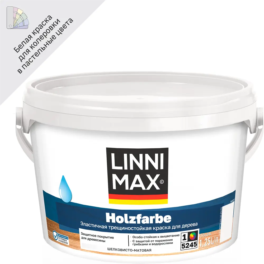 LINNIMAX Holzfarbe - Фасадная краска для дерева с колеровкой 89349581 STLM-0857760