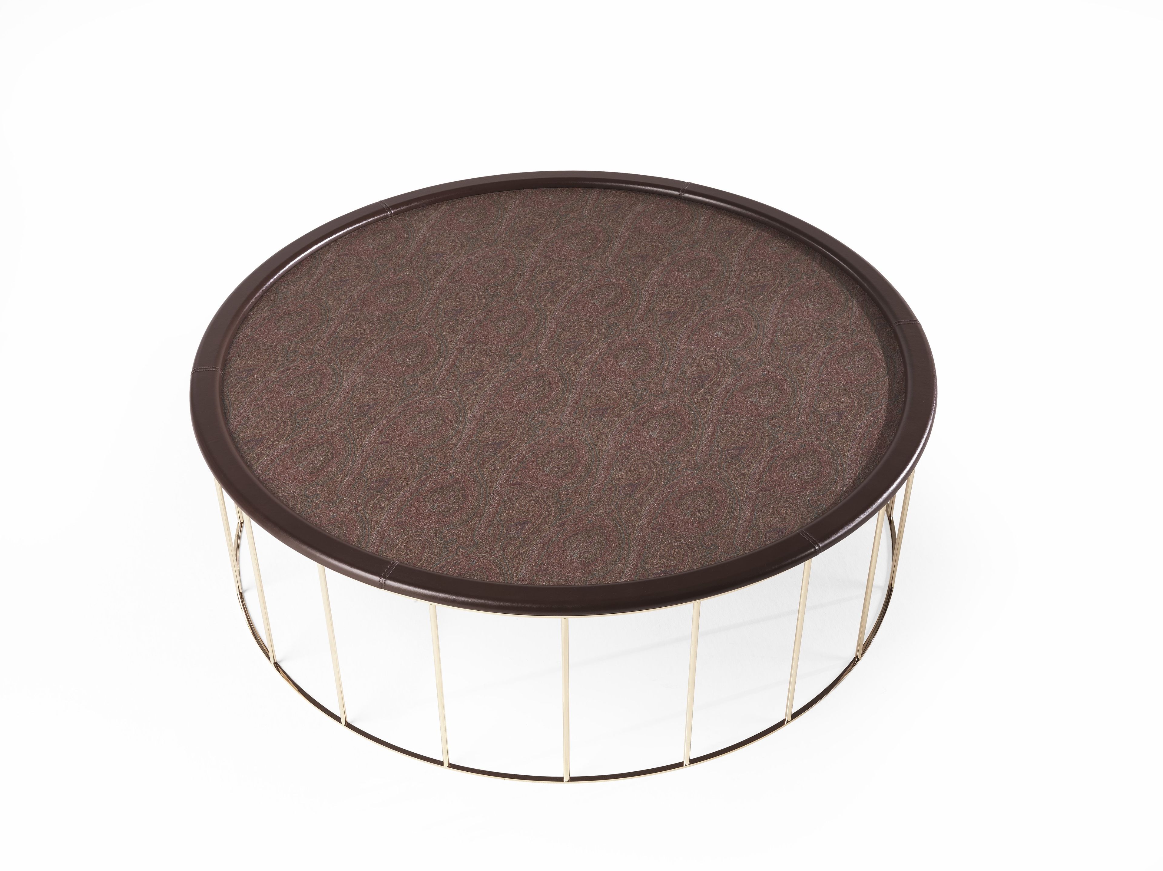 Деревянный круглый журнальный столик ETRO Home Interiors VESSEL ARCH-00023591 - Вид №1