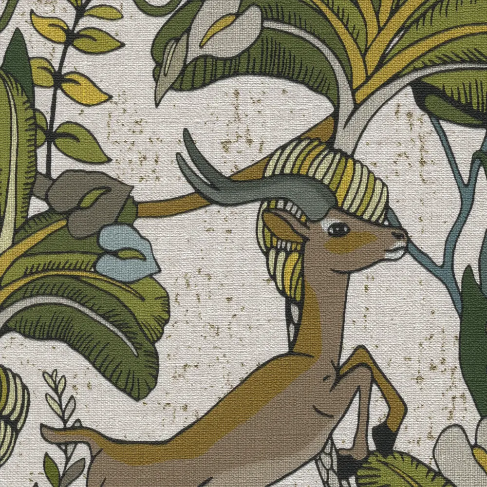 Обои флизелиновые Inspire Elise Jungle бежево-коричневые 1.06 м 643169 STLM-2113784 - Вид №1