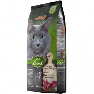 ПР0047239 Корм для кошек для склонных к аллергии, ягненок с рисом сух. 15кг Leonardo