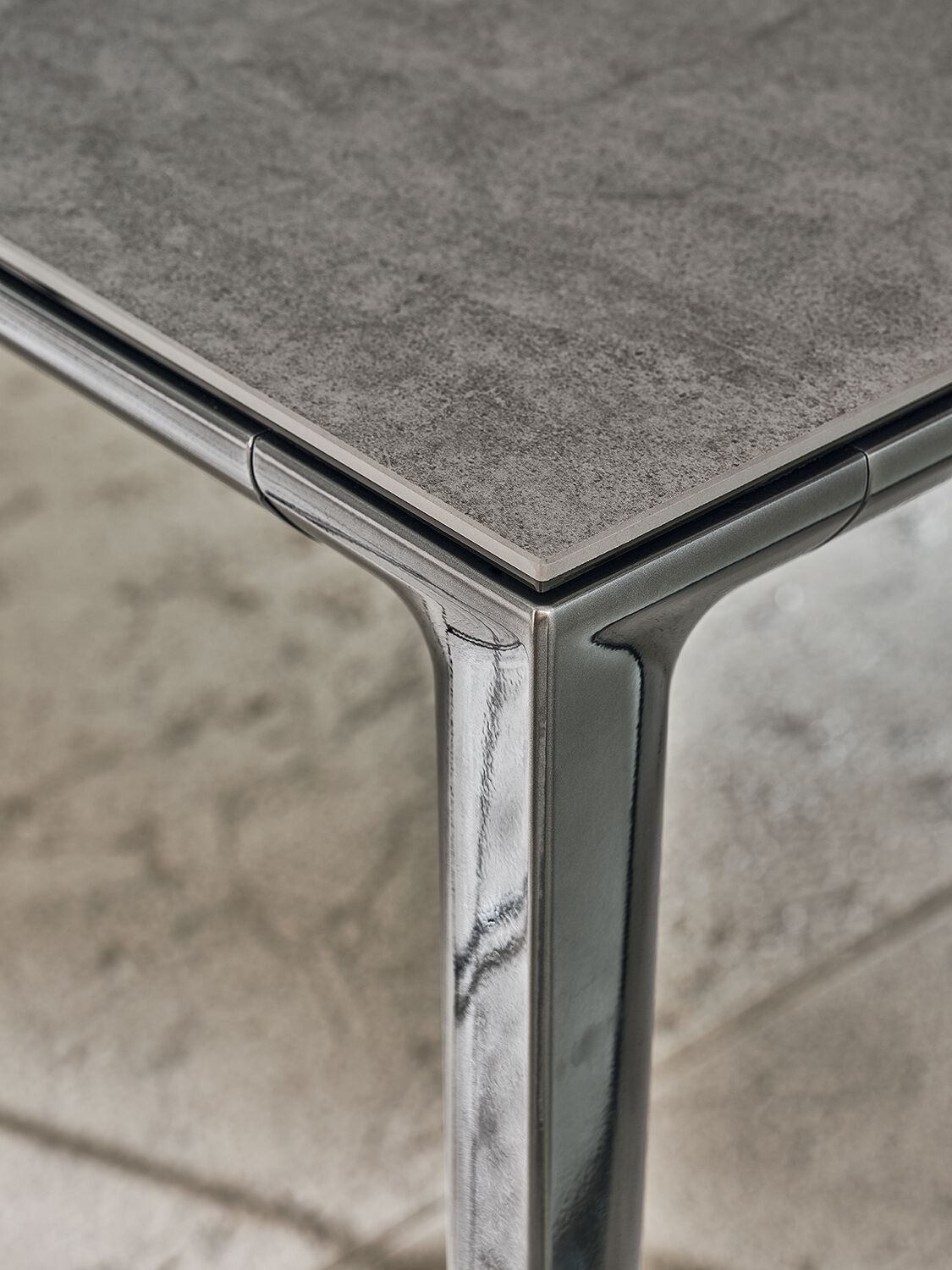 Прямоугольный выдвижной стол из стали и SuperMarmo Bontempi Casa DUKE ARCH-00056212 - Вид №4