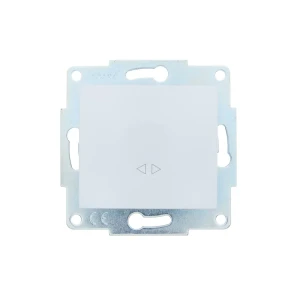 Выключатель промежуточный встраиваемый Lezard Asti 1 клавиша цвет белый