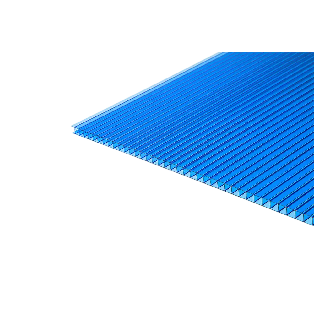 Поликарбонат сотовый 6 мм 2.1x3 м Киви синий STLM-2176677