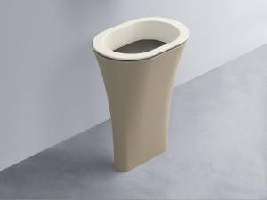 AMLA65-TL+AMPILO-FN+AMCOLO-AV Раковина Amedeo Ovale отдельностоящая cielo Enjoy + Amedeo