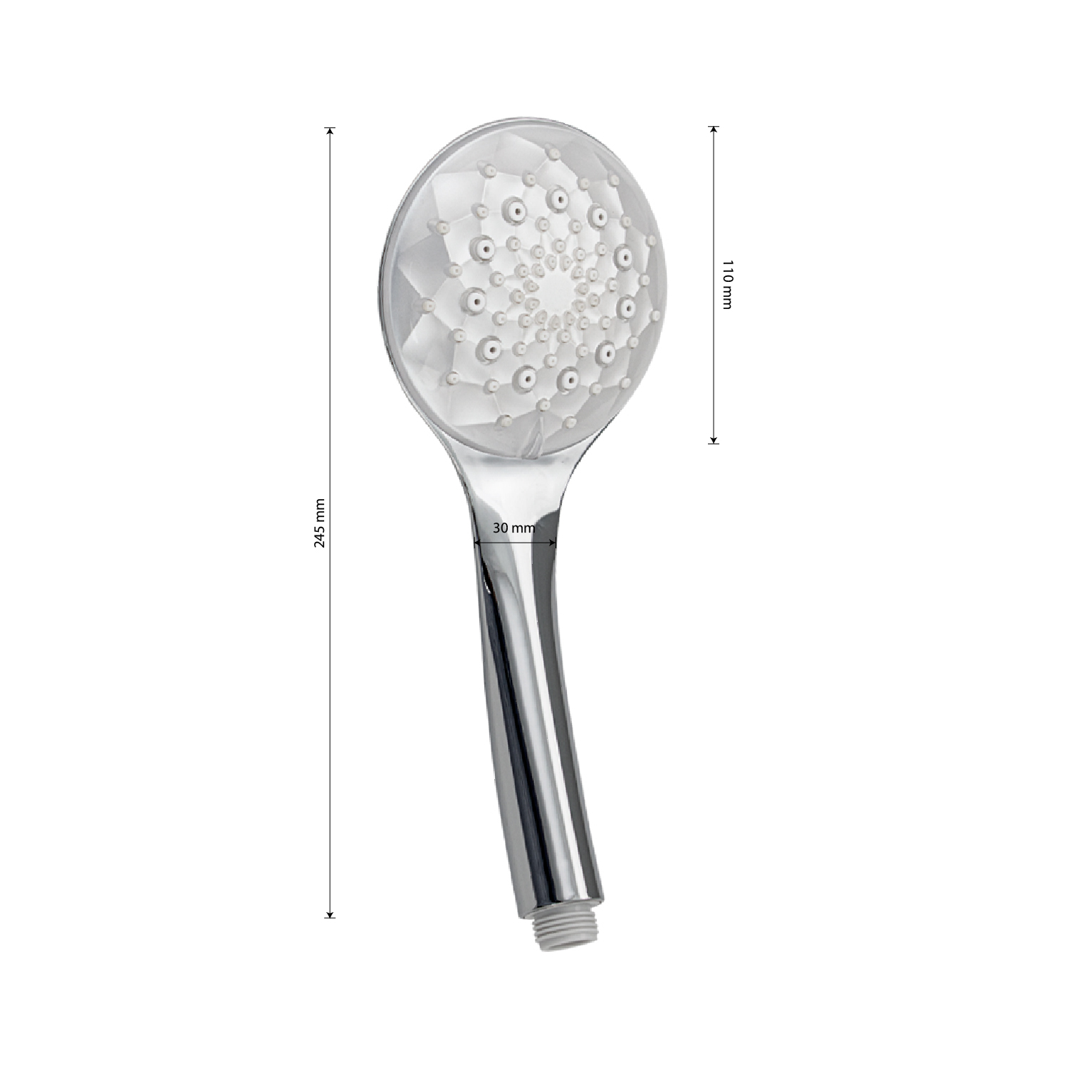 GFmark - Лейка круглая, 3Д, ПОДСОЛНУХ, душевая, массажная, 3 режима, код: 6054  - Вид №2