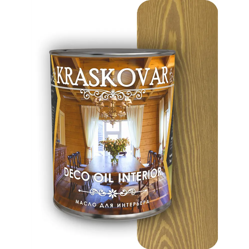 90234471 Масло для интерьера Kraskovar Deco Oil Interior Тоскана 0.75 л STLM-0142620