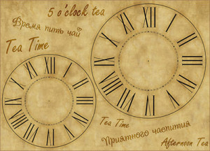 01137 Декупажная карта 30.8 x 44 см "Время чая" Чип-Арт