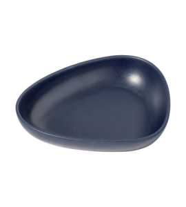 990171 Тарелка глубокая (22х19х5см) каменная керамика, темно-синий;LIND DNA