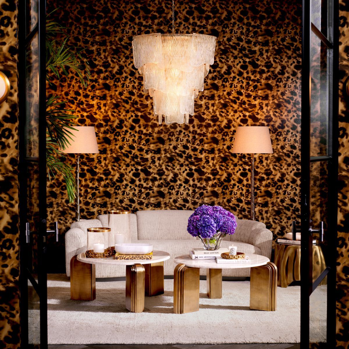 3-местный тканевый линейный диван Eichholtz MARBELLA ARCH-00131352 - Вид №1