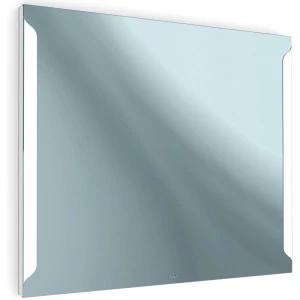 Зеркало в ванную прямоугольное белое с подсветкой 90х80 см Teneri ALAVANN TENERI 303928 Белый